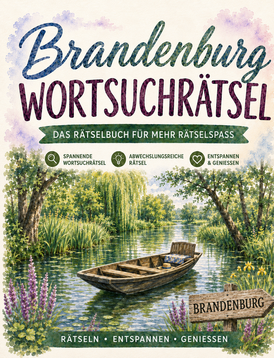 Brandenburg Wortsuchrätsel – Das Rätselbuch
