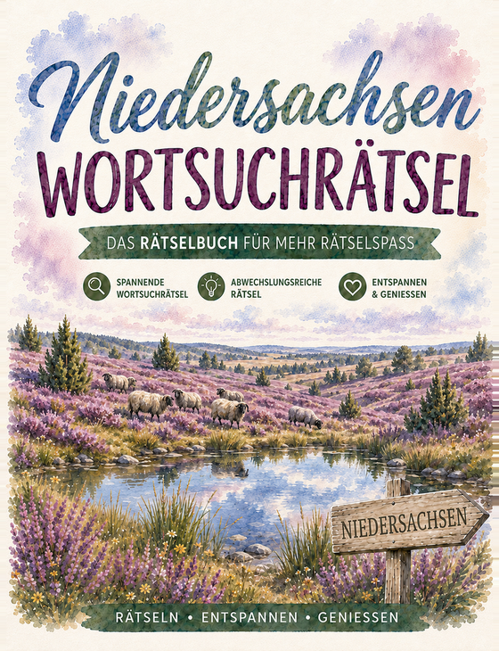 Niedersachsen Wortsuchrätsel – Das Rätselbuch