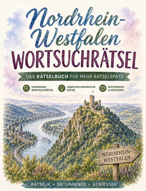 Nordrhein-Westfalen Wortsuchrätsel – Das Rätselbuch