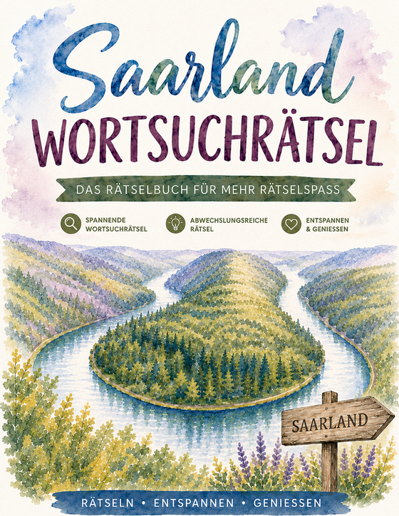 Saarland Wortsuchrätsel – Das Rätselbuch