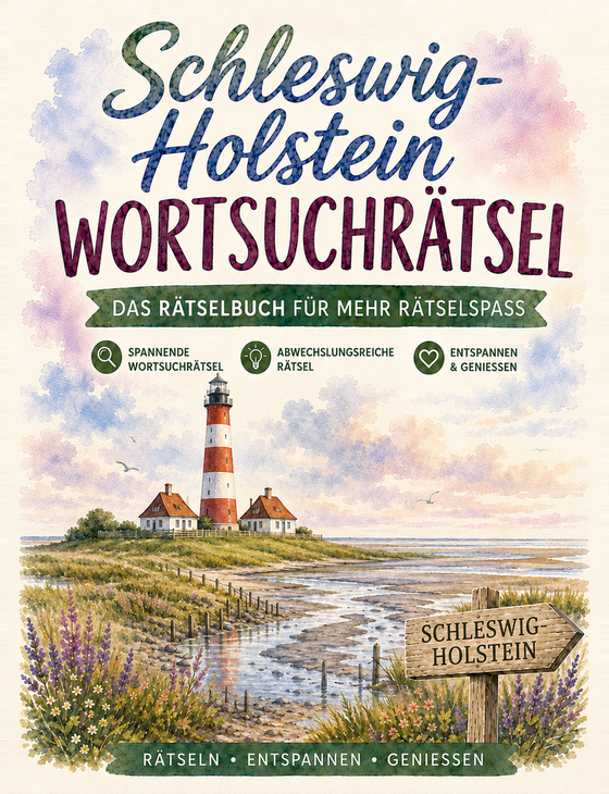 Schleswig-Holstein Wortsuchrätsel – Das Rätselbuch