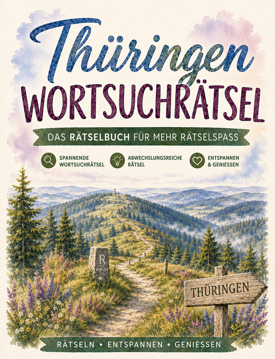 Thüringen Wortsuchrätsel – Das Rätselbuch